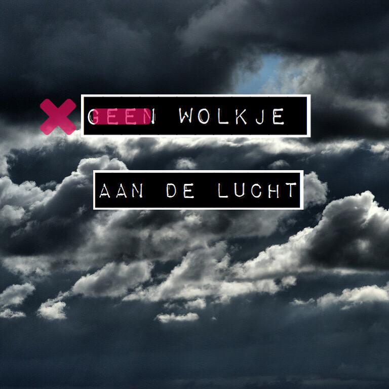 mattiewietze's tweet image. Het Vijf Woorden Weerbericht: Geen (x) Wolkje Aan De Lucht