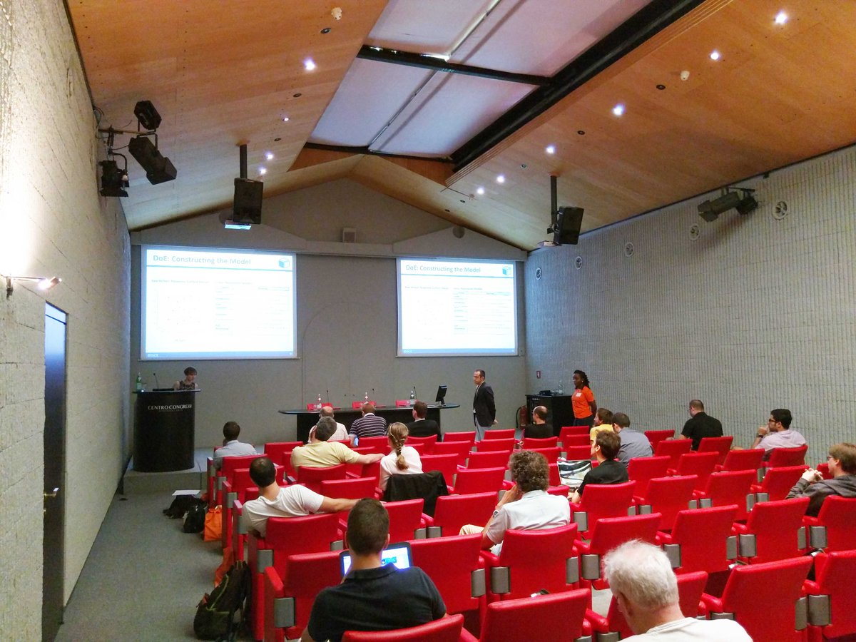 MODAClouds's tweet photo. Lots of great ideas coming out of today's QUDOS workshop here in Bergamo with #DICE and #MODAClouds #DevOps http://t.co/g0F2q6M2YB