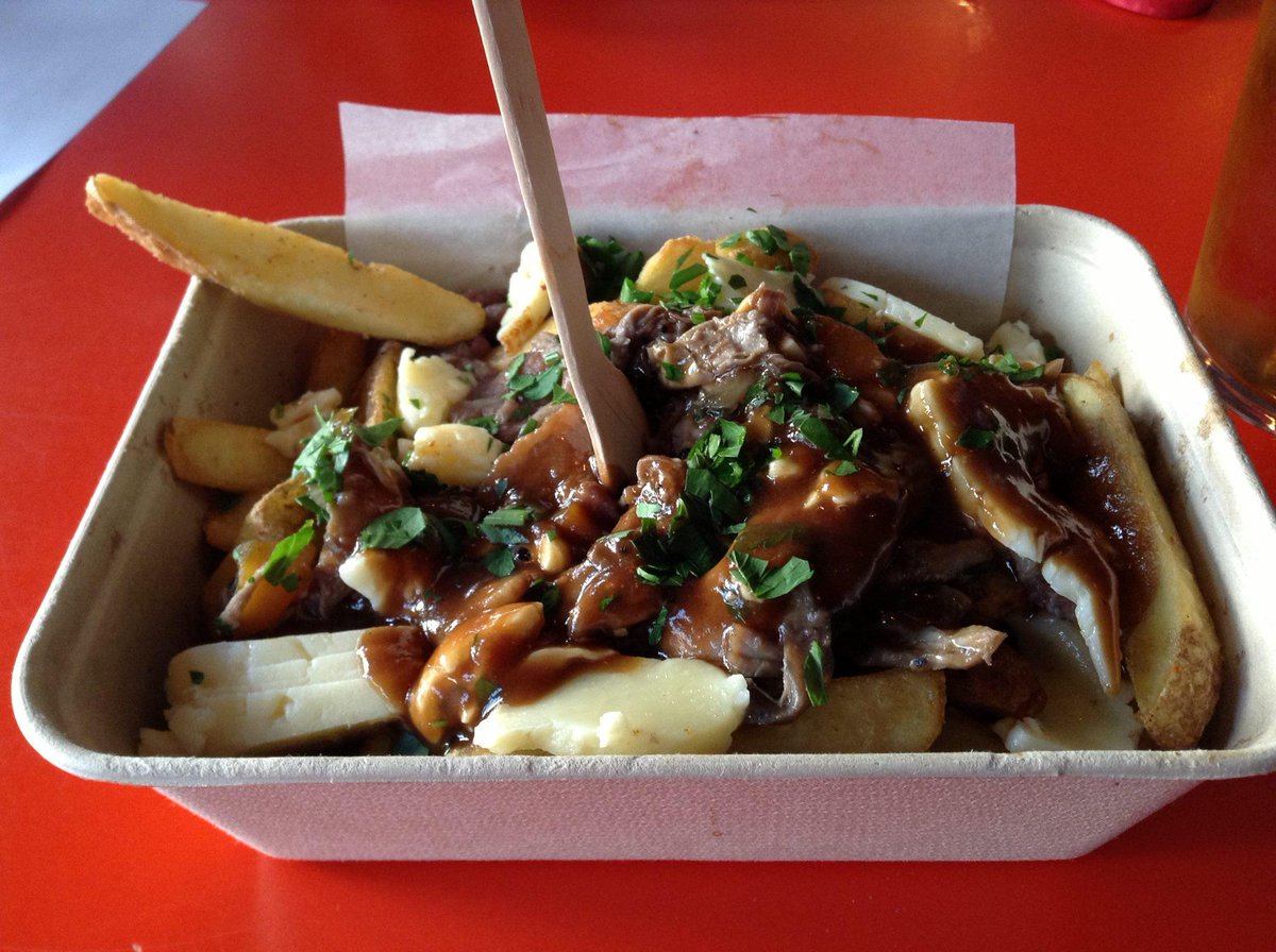CanadianUK's tweet image. It&apos;s almost lunchtime. Wish we were at the Festival de la Poutine in Quebec gu.com/p/4cxc5/stw