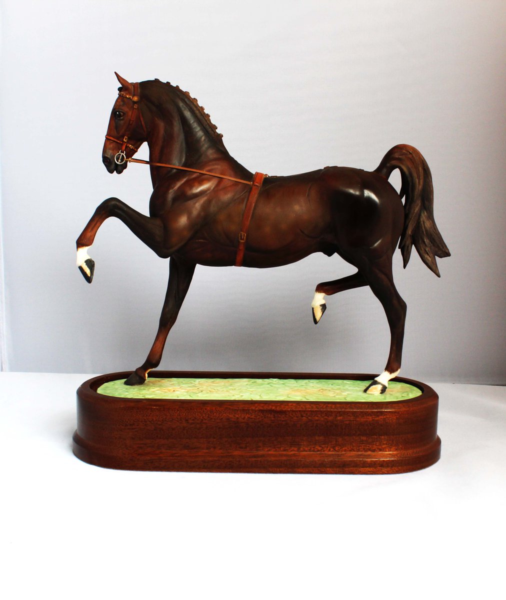 EvoqueAuctions's tweet image. Now at #Auction. A #1975 #RoyalWorcester bone china ‘Hackney Stallion - bit.ly/1JzkC8I