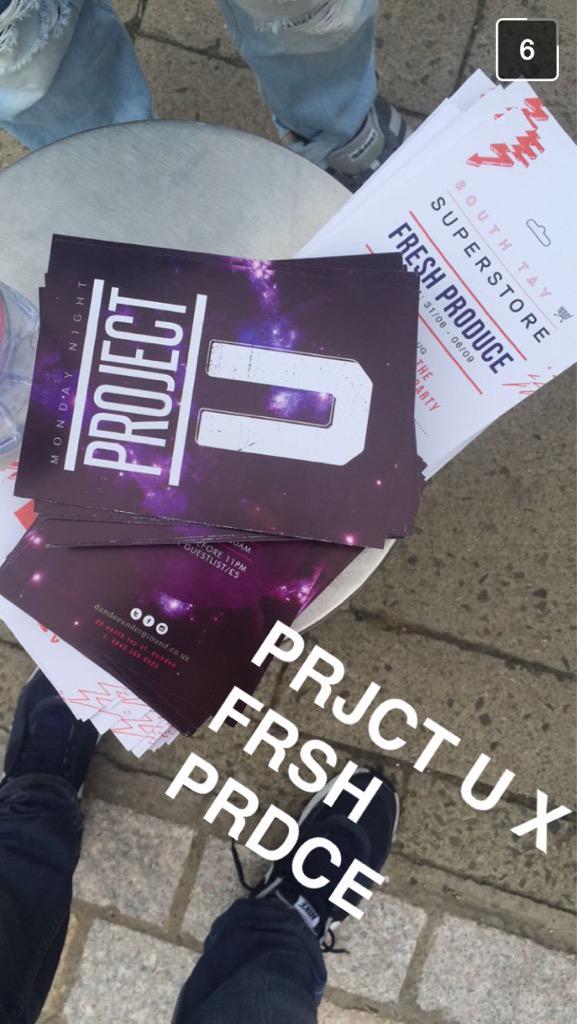 STsuperstore's tweet image. Yesterday's PR activity was jokes! #WelcometoDundee #Abertay #students #PaintTheTown @PaintTheTownDD @AbertayUni