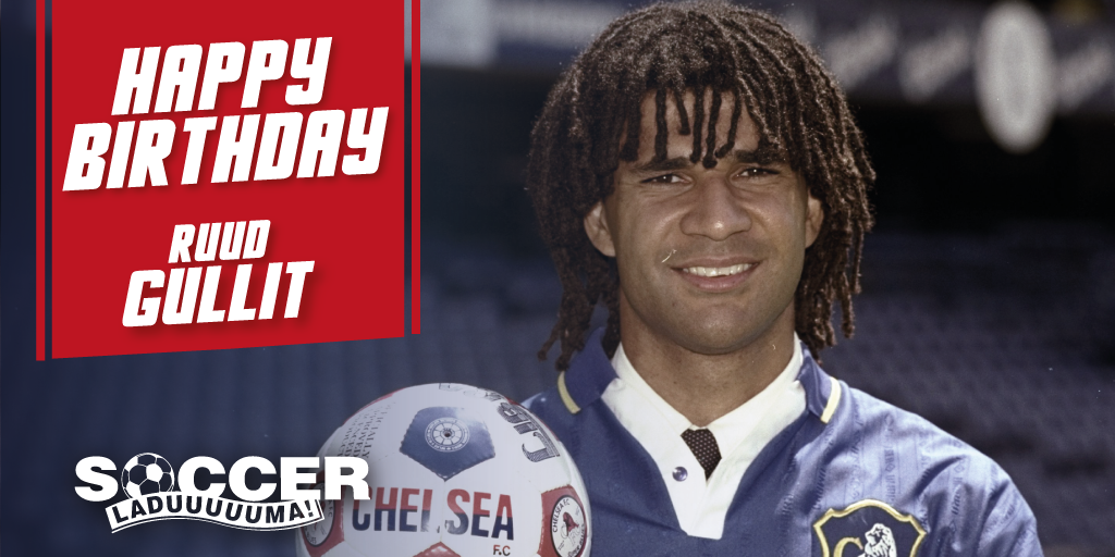 Dat hair Happy Birthday to Dutch legend Ruud Gullit! 