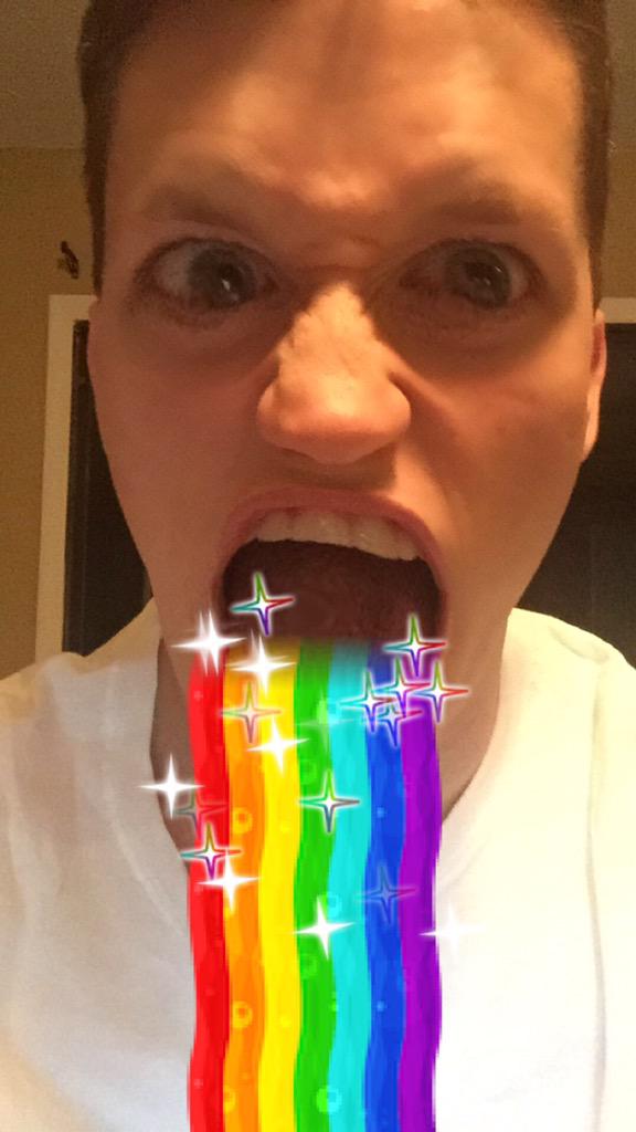 TmarTn's tweet image. New snapchat Lenses are.... odd