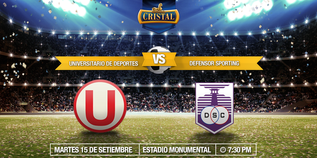 ¡A dejar la GARRA! <a href="/Universitario/">Universitario</a> se la juega por la clasificación. ¡Vamos cremas! #Sudamericana2015