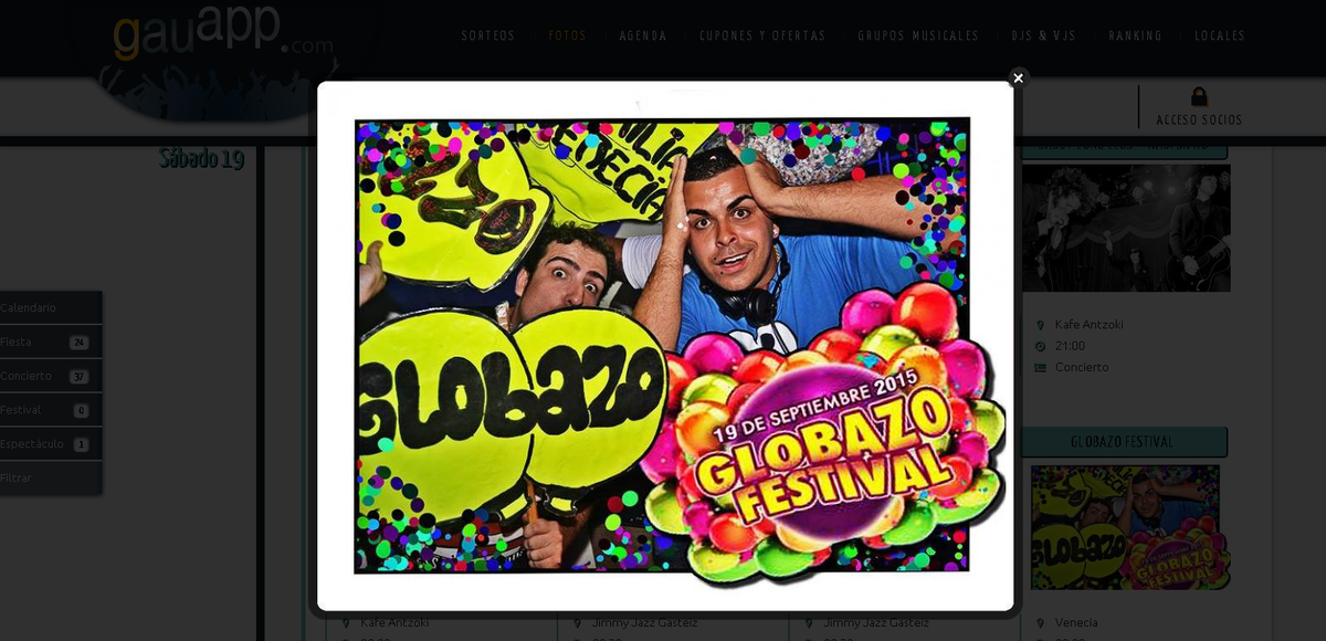 gauapp's tweet image. #bumping Sorteamos 3 entradas para el #globazo #festival de este sábado en #venecia! RT&amp;amp;FOLLOW!