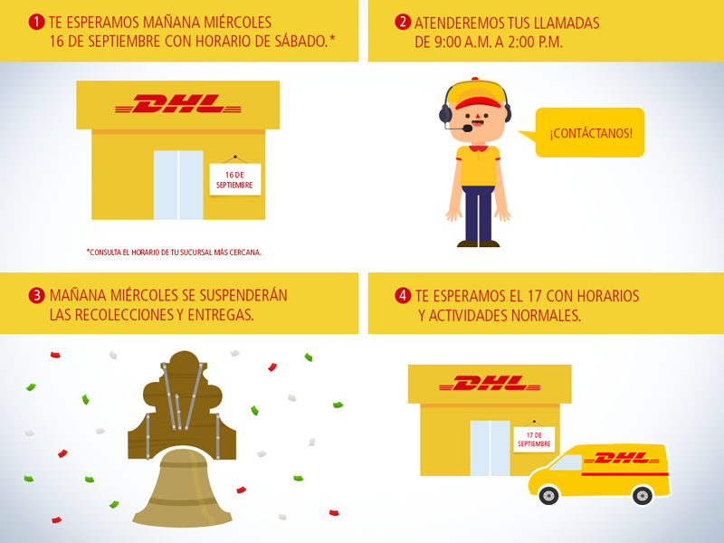 Nabo relajado Posdata DHL México on Twitter: "Este 16 de septiembre tendremos un horario  especial, aquí te informamos cual: http://t.co/NdBMA94Y2g" / Twitter