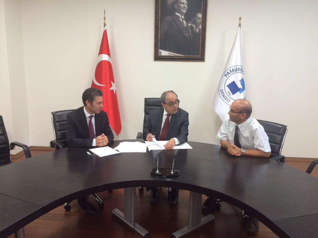 Stratonikeia Beylikler Hamamı GEKA Projesi imza töreni. Sayın Rektörüm, GEKA ile ekip arkadaşlarıma teşekkür ederim.