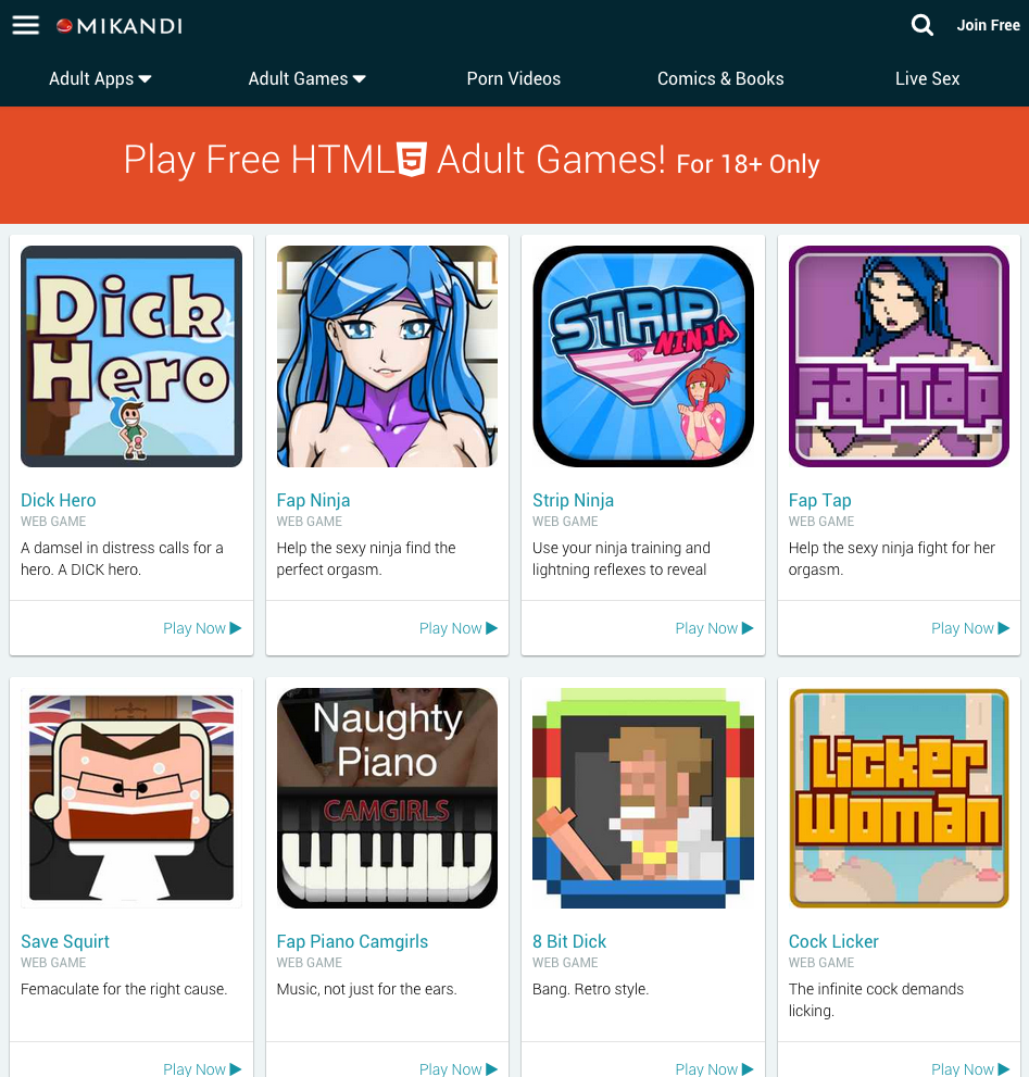 MiKandiStore's tweet photo. Supercharge your site with our free embeddable, customizable HTML5 adult games feed. https://t.co/pXGTjS19wk http://t.co/3TEOkE0zDW