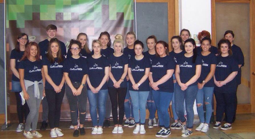 StCeciliasDerry's tweet photo. Yr 14 Travel &amp; Tourism girls @StCeciliasDerry #work exp #developingemployabilityskills @culturetechfest http://t.co/UfQ49uLnjd