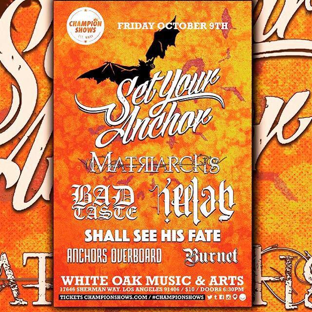 Tusk_CA's tweet image. We're playing some shows. Roll out! @setyouranchorca @KeepsakeLV @ONECHOICEXXX @strikebackoc @InceptionsKrew RT RT