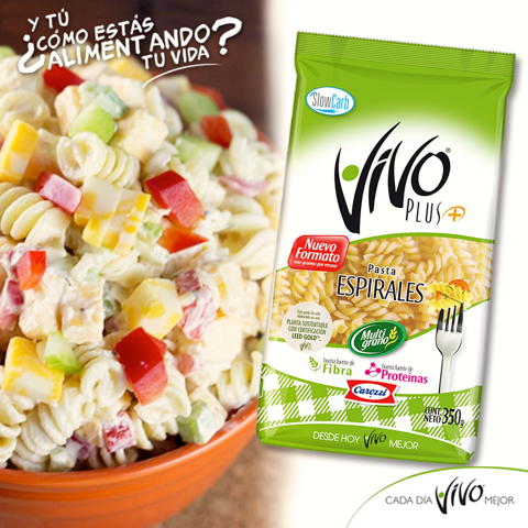 ¿Te animas a probar esta rica receta con espirales #VIVO?
#CadaDíaVivoMejor