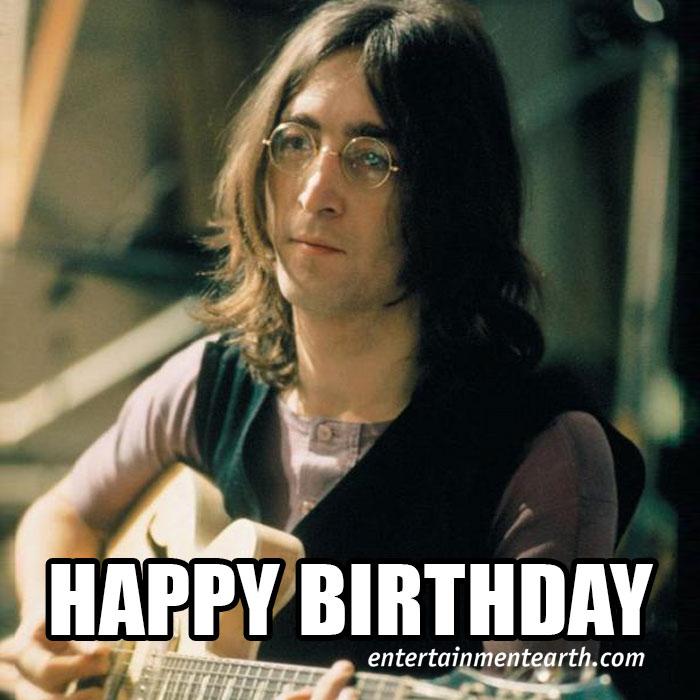 Happy Birthday to John Lennon of The He would have been 75 today. 