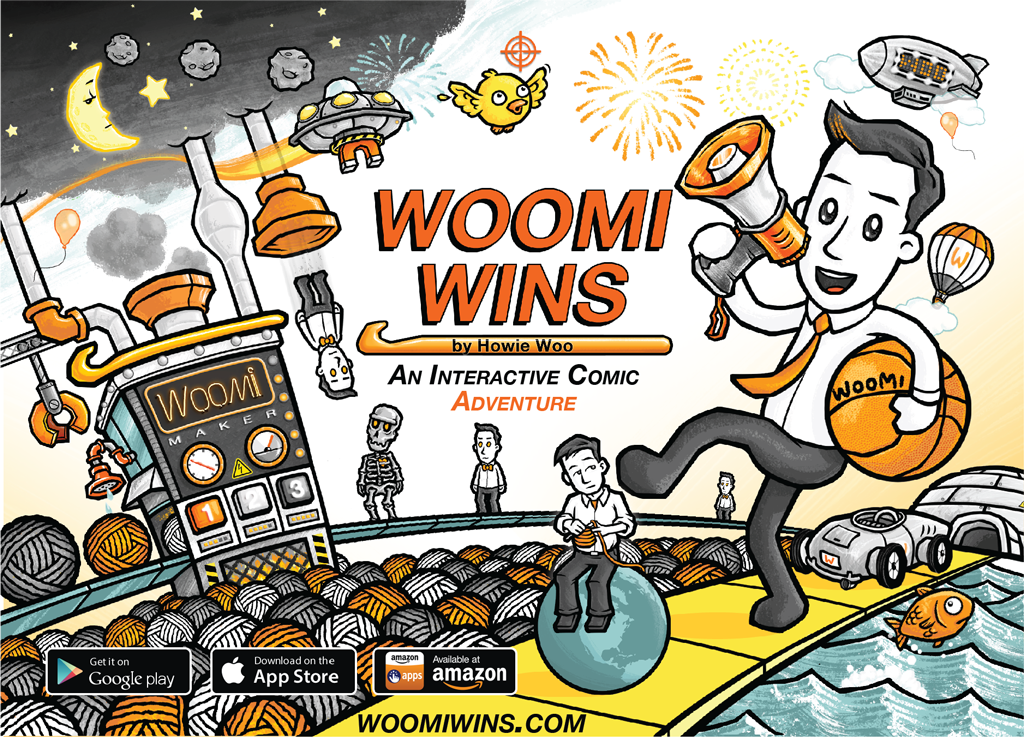 WooWork's tweet image. The "Woomi Wins" app is now in all the app stores, worldwide! WoomiWins.com