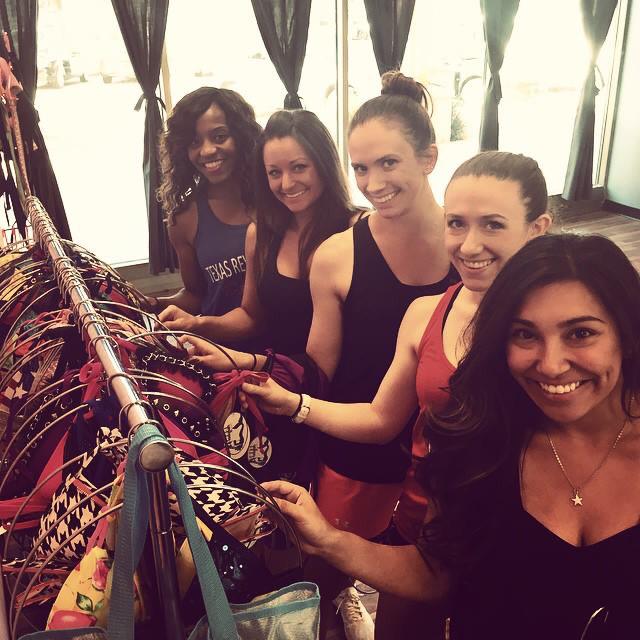 TexasRevDancers's tweet photo. Some of the Vets being fitted for calendar this past Sunday!👙 #CalendarPrep #TRD #TexasRevDancers ❤️💙 http://t.co/aAyQby6QLn