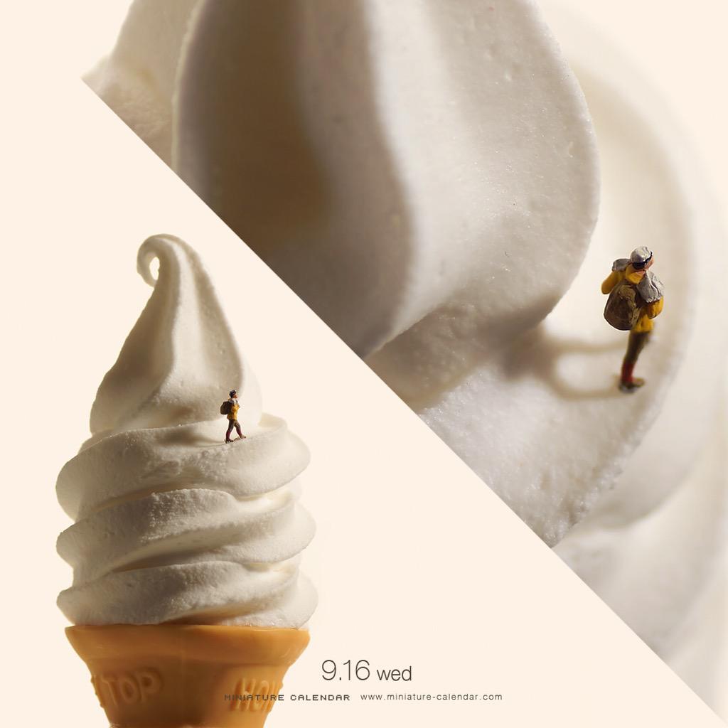 9.16 wed 「雪山をなめんなよ！」 #ソフトクリーム