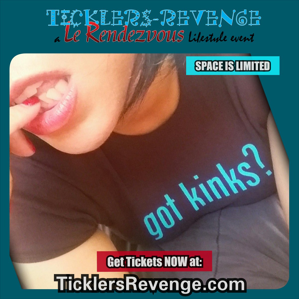 ReneeAdamsXXX's tweet photo. its #TickleTuesday! -get #TICKETS NOW to #Tickle ME or I can Tickle YOU on Saturday 9/19 via:http://t.co/WPvrLJzYUd http://t.co/9WxXBOetPB