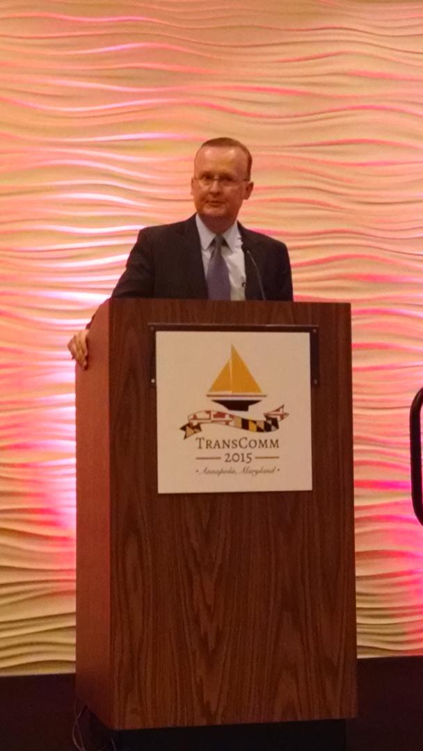 KristiSandal's tweet image. @dougfun - awesome emcee for our #transcomm skills awards!