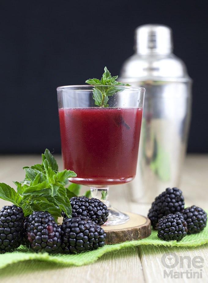 Black Briar {a blackberry rye cocktail} onemartini.com/blackberry-rye…