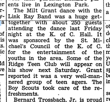 Link_Wray's tweet photo. NEWLY DISCOVERED GIG - 4/18/58 Knights of Columbus Hall Ridge, MD #TheRockHallsMissingLink #InductLink #RockHall2016 http://t.co/J4GzPjYZKh