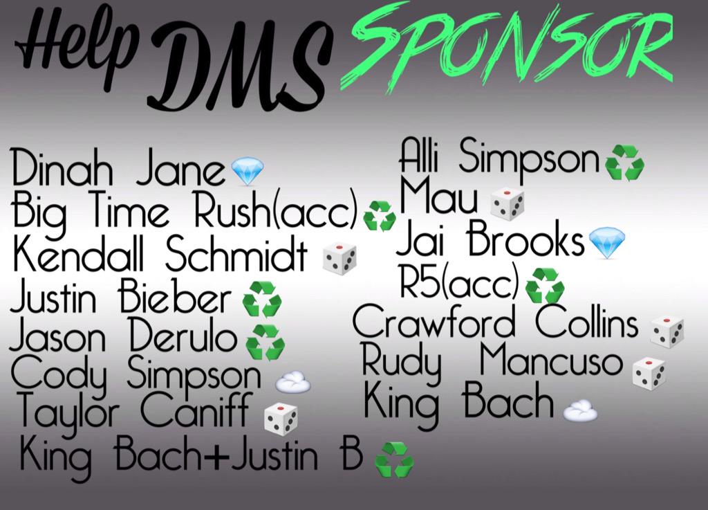 HelpDmsSponsor's tweet photo. 🐾Bienvenidos a Help DMS Sponsor🐾

•Cuando llegan a la meta envíenos un dm para poder ser su sponsor.
•Suerte a todos. http://t.co/LweYm7xrjL