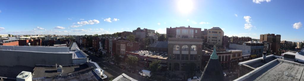 Adams Morgan day rooftops.