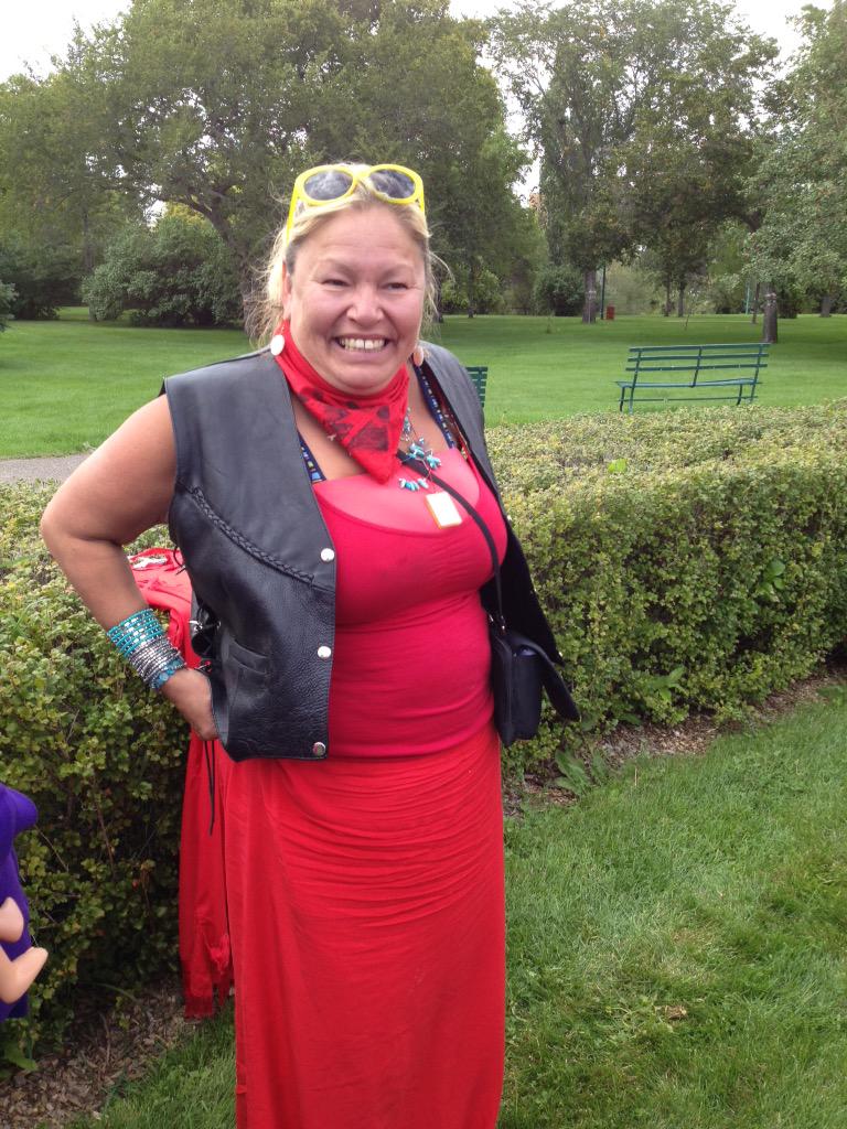 And the #reddress is off to #Alberta <a href="/wacainc/">wakamow aboriginal</a>