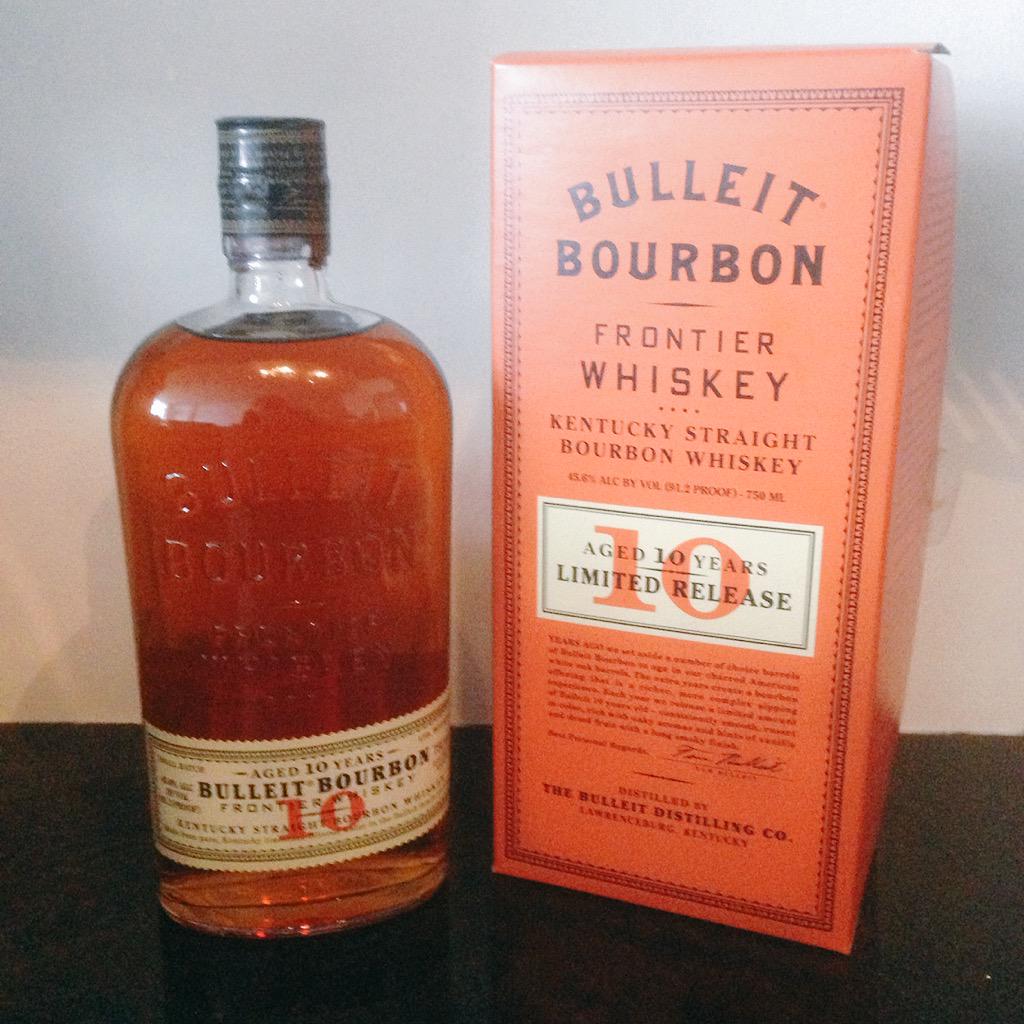 Got a gift from south of the border. <a href="/BulleitUSA/">Bulleit</a> 10 Year