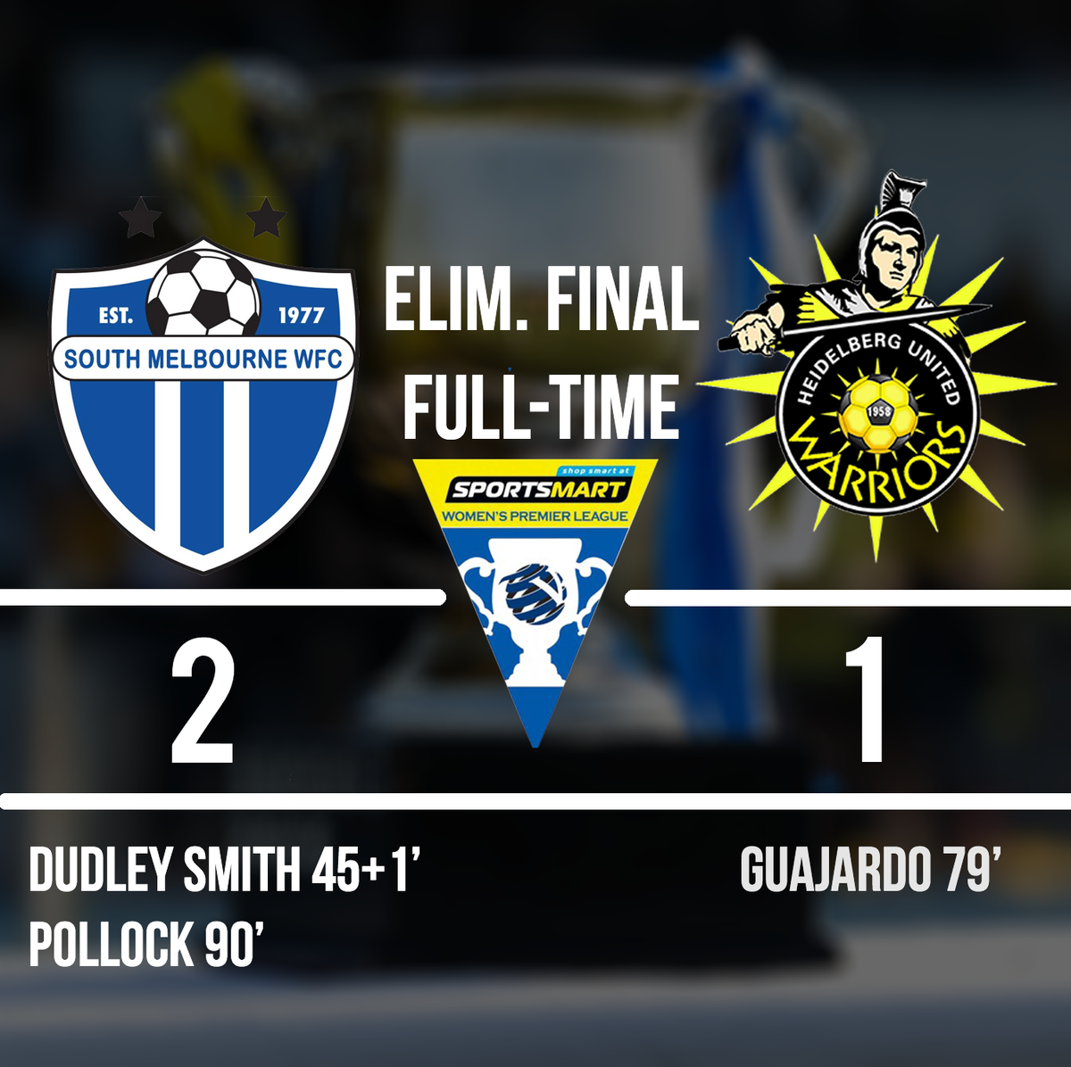 CornerFlagOz's tweet photo. #WPLVIC REPORT - Jamie Pollock (@solodoloJOLO) stunner puts @SMWFC into Prelim Final #SMvHU | http://t.co/pGZsG74cDj http://t.co/E2e8bBjVKw