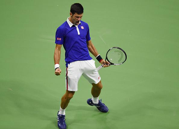 He's done it.Novak Djokovic holds off more break points to take the th...