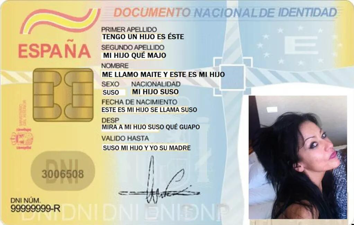 el dni de maite #Gala1GH16