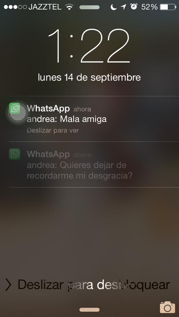 celsh23's tweet photo. Pobre @andreapbeas que desgraciadita que eres http://t.co/DZu0pfkeV5