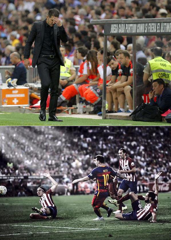 Periodista: "Porque no celebró el Gol de Torres?"

Cholo Simeone: "Porque vi a Messi calentando."