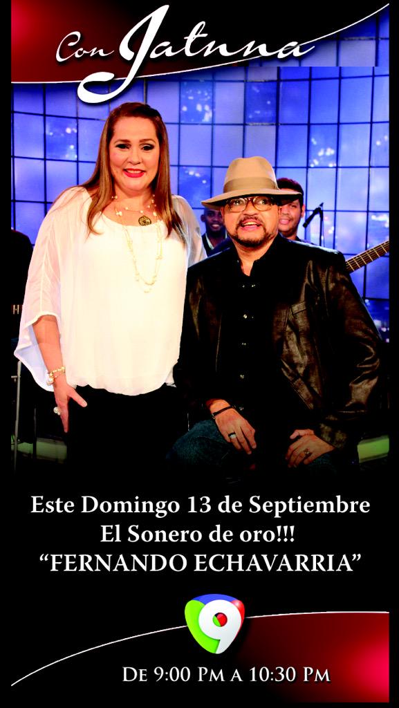 Ya casi comenzamos @ConJatnna con <a href="/FedoEchavarria/">Fernando Echavarria</a> a las 9:00 PM