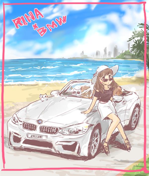 ゆか りなぷ と白いbmw 勝田里奈 Bmw Http T Co Jsaayceeld