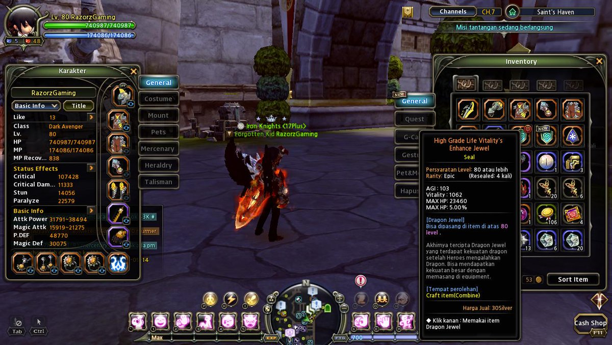 zxybaaaaaal's tweet image. bantu up min @Fanbase_DN @DragonNest_INA Server Sentinel. ambil 2 9k. IGN: RazorzGaming