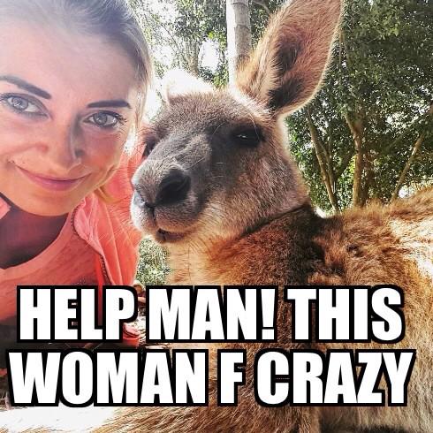 Image result for CRAZY woman meme
