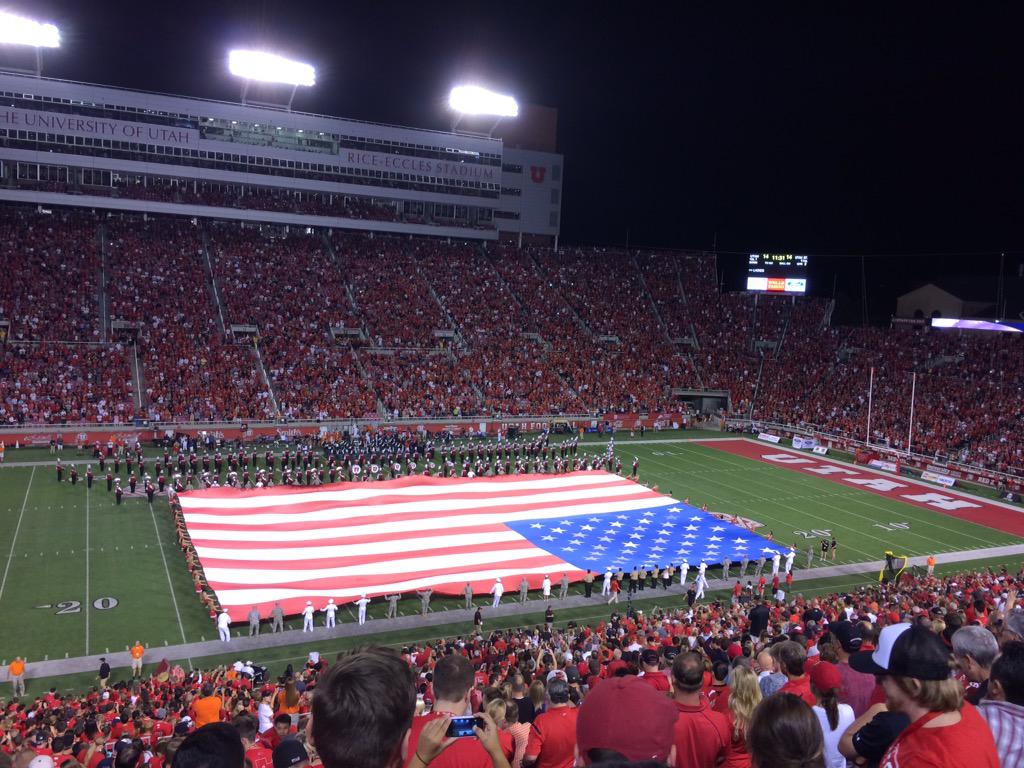 hdjones2's tweet photo. Great to be back it SLC to cheer on the Utes! #goutes #FootballIsBack http://t.co/1ntNhvyVyr