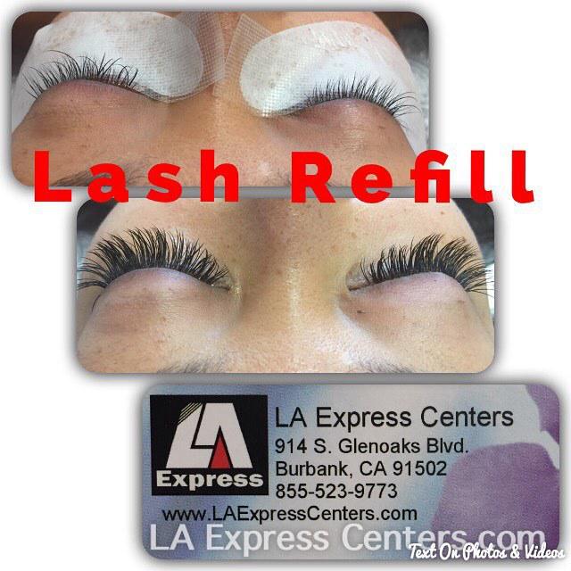 laexpresscenter's tweet photo. #beforeandafter of one of our #happyclients! She loved the #eyelashextensions #refill. LA Express Centers 855-523-9… http://t.co/Ci1nfTQwBp