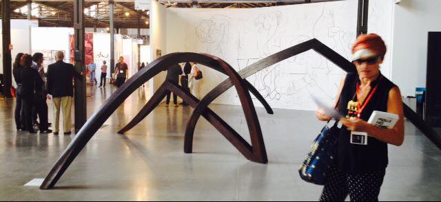 FlechaenDiana's tweet image. #MarSolís, #escultora y profesora en la #UFV en @SUMMAARTFAIR el pasado fin de semana en @mataderomadrid marsolis.es