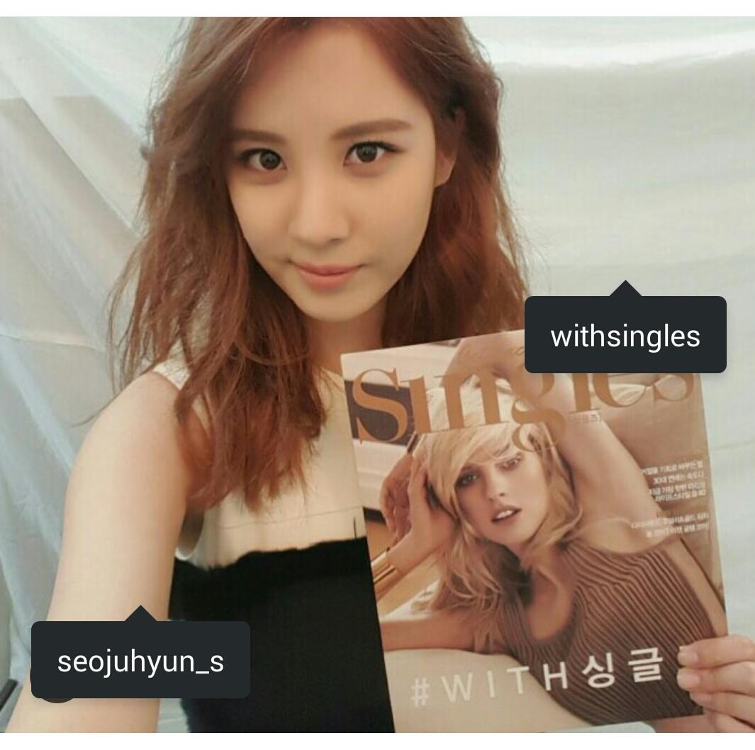 [PIC][14-09-2015]SeoHyun xuất hiện trên ấn phẩm tháng 10 của tạp chí "SINGLES" CO24ULhUAAAtP9D