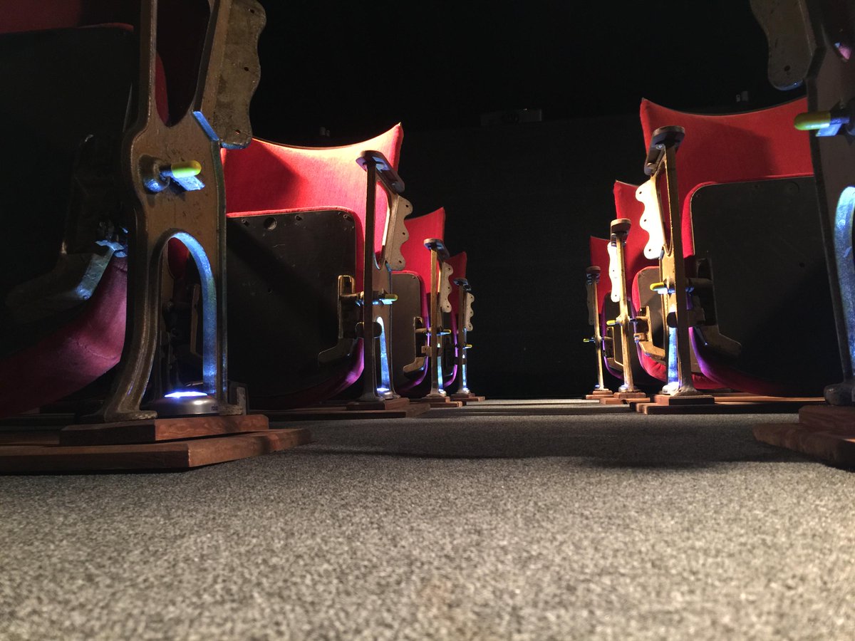 Staff arriving at work @VWFSUK this morning was intrigued by our #popupcinema showcasing their new offices. #lovemk