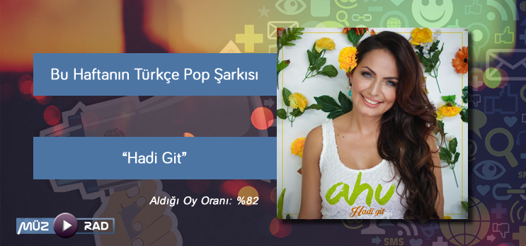 #Müzrad Ahu - Hadi Git %82 Oy Alarak Türkçe Pop Kategorisinde Geçtiğimiz Haftanın Kazananı Oldu ! #Müzik #Oylama