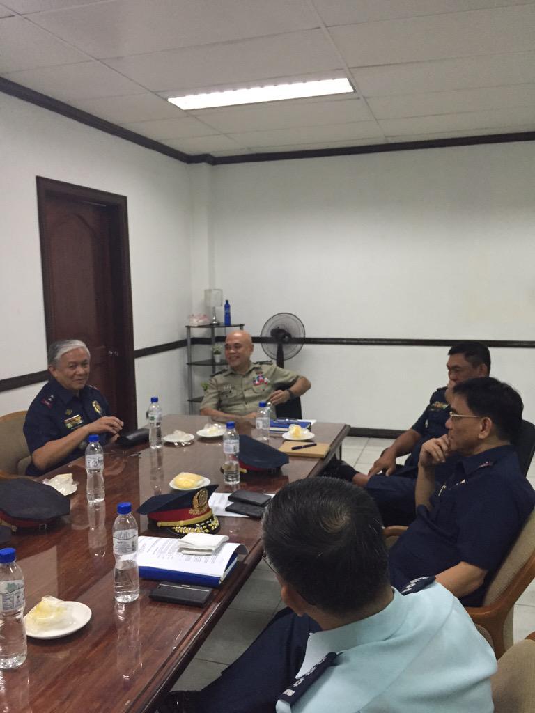 ATM | Courtesy call of <a href="/TADPCRFRANCO/">Wilfredo Franco</a> w/ ACS, J7 AFP &amp;  staff <a href="/pnppio/">Philippine National Police</a> @PNP_PCRG <a href="/dpcrpublicinfo/">PNP DPCR PID</a> <a href="/PNPhotline/">PNP Tweets</a>