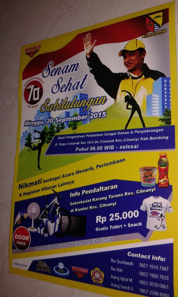 Senam Sehat Sabilulungan with Karang Taruna Cileunyi &amp; <a href="/Kang_DN1/">Dadang M Naser</a> cc: <a href="/infokabbandung/">IG : infokabbandung</a> <a href="/infobdg/">BANDUNG ᮘᮔ᮪ᮓᮥᮀ</a> <a href="/PRFMnews/">Radio PRFM</a> <a href="/InfoBdgKab/">Info Kab. Bandung</a>