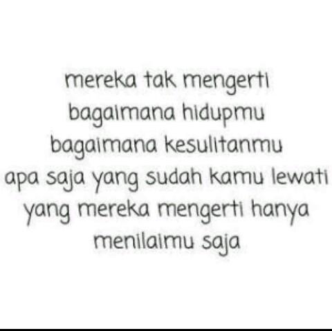 Mereka mana mau tahuu yaaa, so keep spirit for me 💋