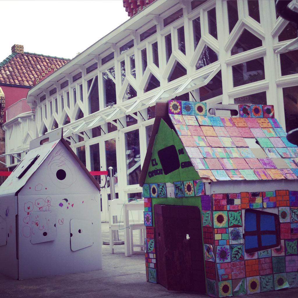 A friend discovered these versions of our classic casa cabana in Barcelona this summer. Happy Monday Morning!