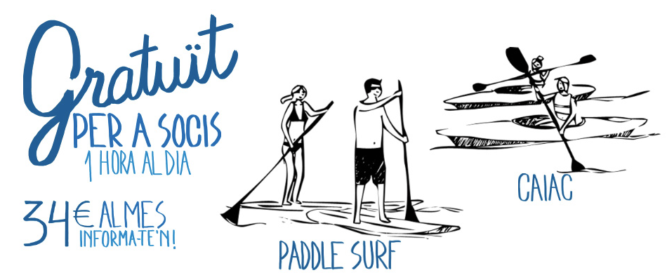 PortOlimpic's tweet photo. Pren nota de la promoció de @VelaBarcelona ¡Així, disfrutar del mar, és més fàcil!
#sport #Barcelona #paddlesurf http://t.co/5sym0yugJp