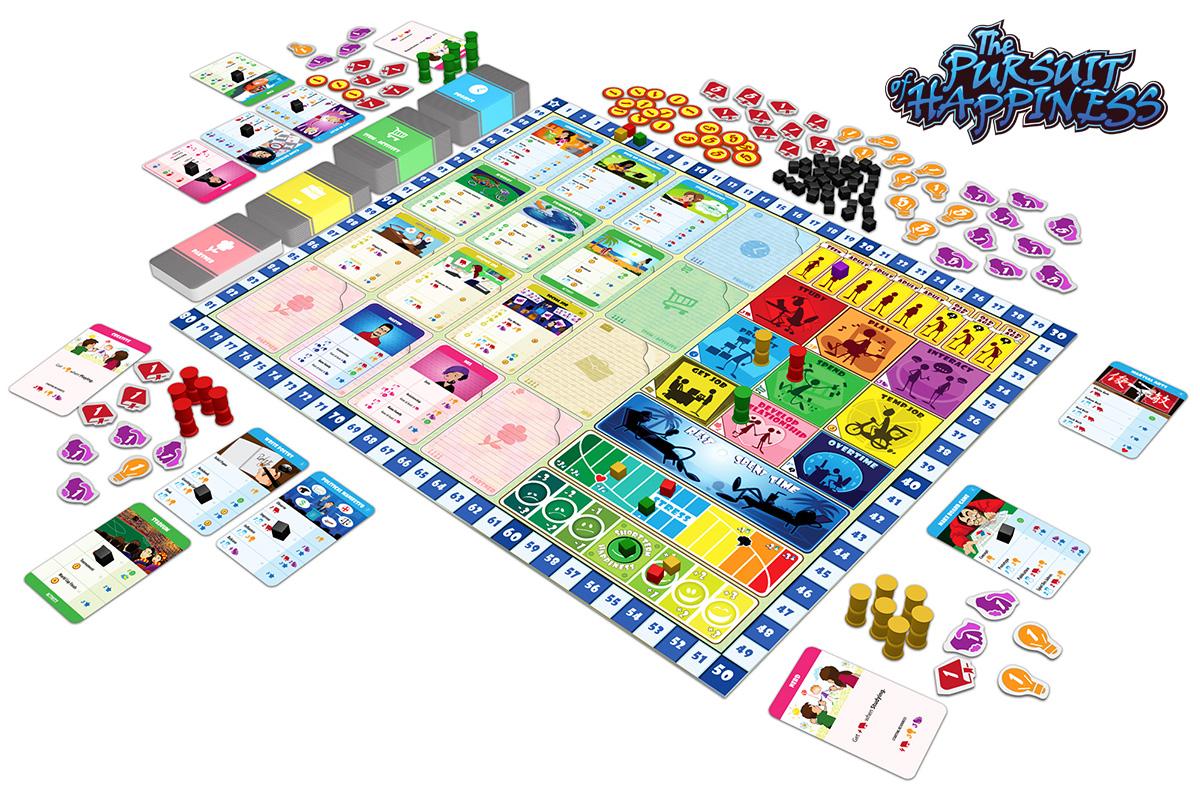 the pursuit of happiness board game