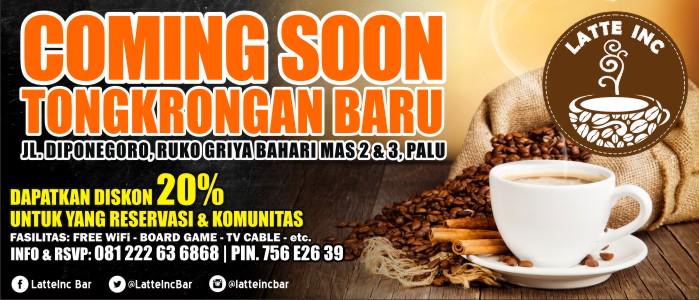 <a href="/yUQiArie/">Teras Cafe Palu</a> akan segera hadir! Buat para penggemar kopi dan juga shisa. Latte Inc Bar.
#kulinerpalu #infopalu