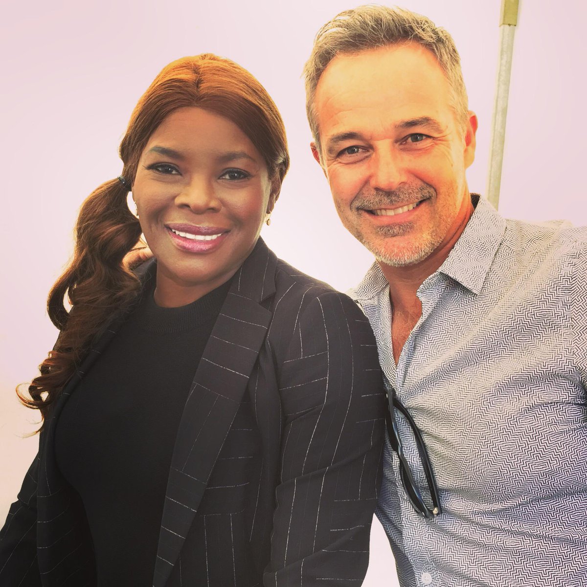 .<a href="/camerondaddo/">camerondaddo</a> &amp; I backstage yesterday at the <a href="/smoothchocfest/">smooth choc fest</a> where I ate way too much chocolate! What about you? Xx